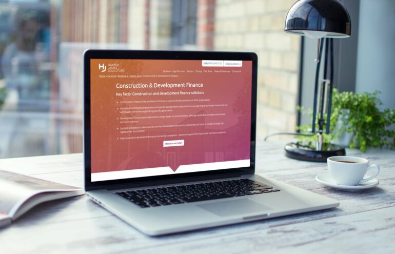 Website development for ambitious law firm.